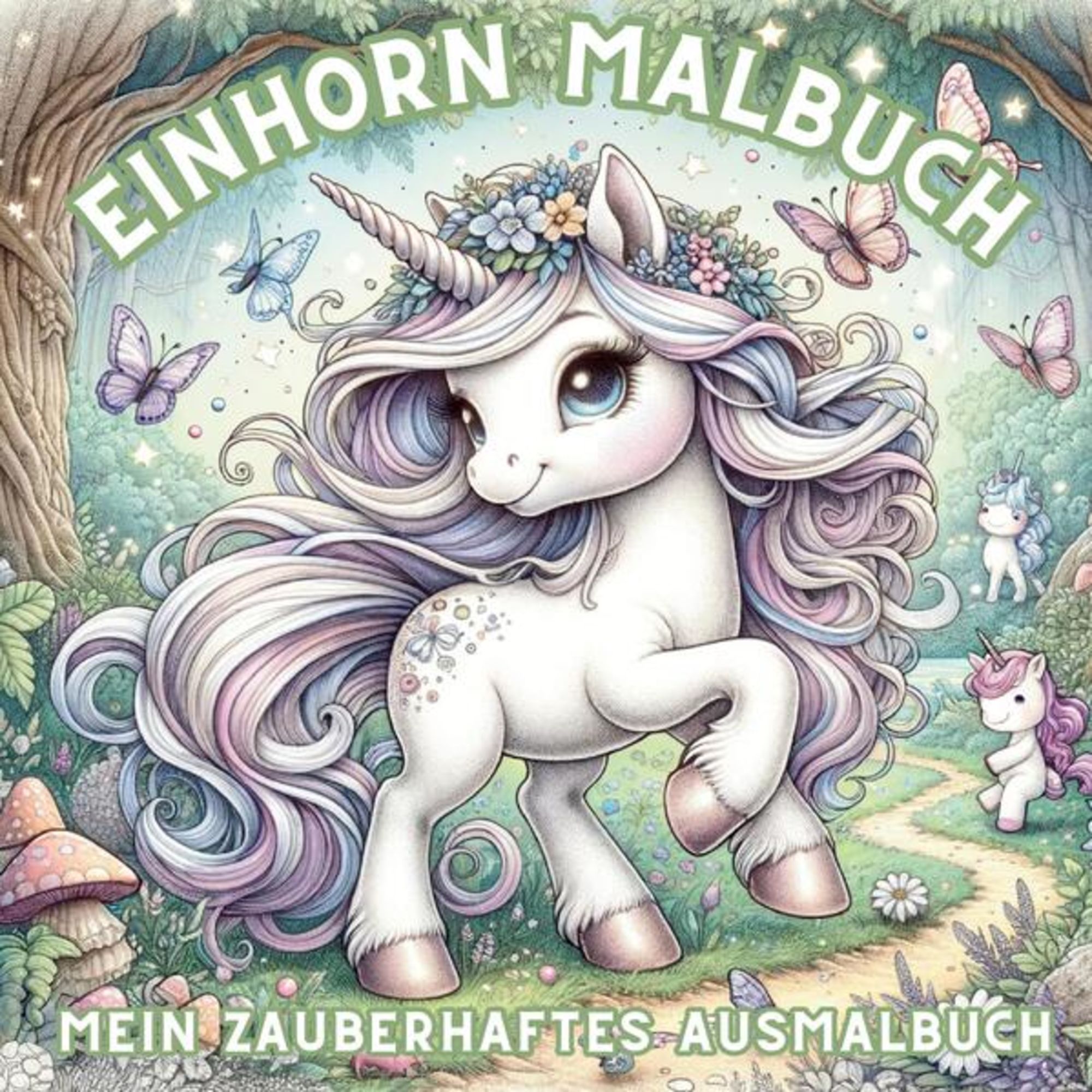 Einhorn Malbuch Mein zauberhaftes Ausmalbuch für Mädchen ab 4 Jahren