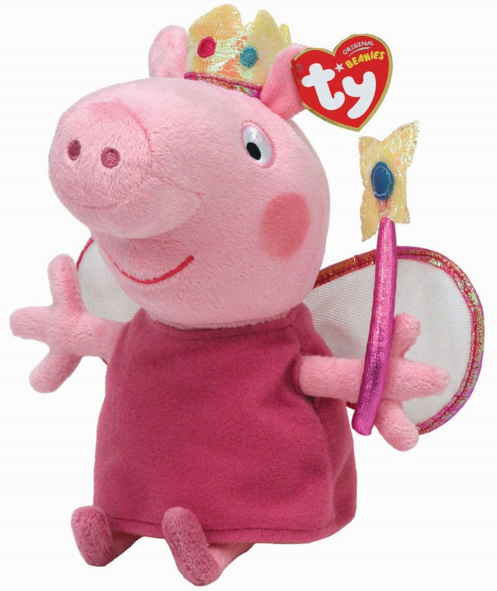 Ty Beanie Babies Licensed Peppa Pig Peppa Prinzessin Cm Reg