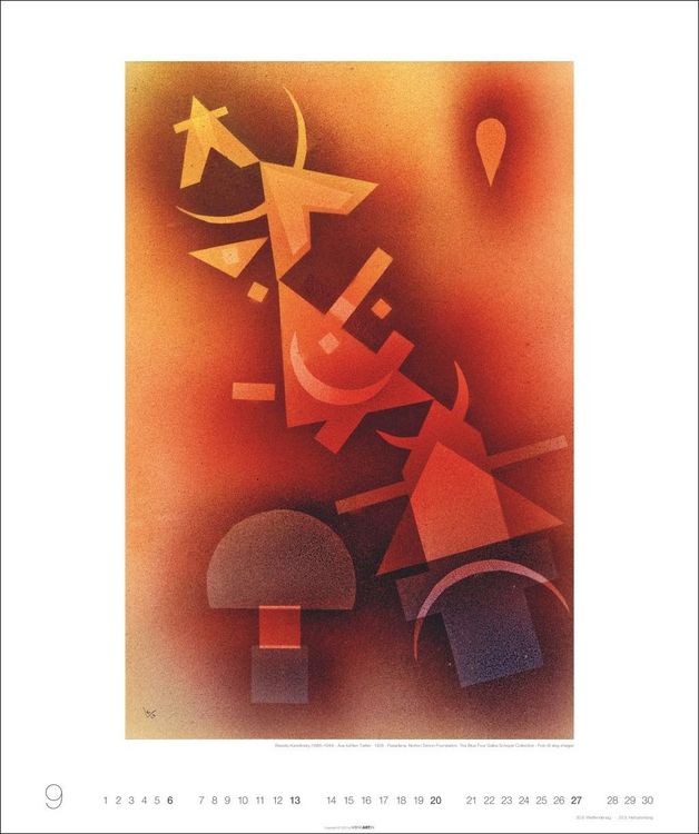 Wassily Kandinsky Edition Kalender Wandkalender Thalia