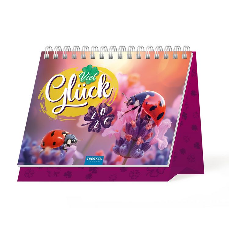 Tr Tsch Aufstellkalender Viel Gl Ck Tischkalender Thalia