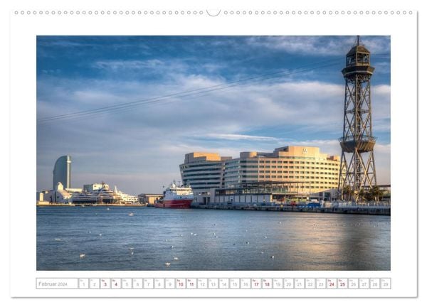 Barcelona Hauptstadt Kataloniens Hochwertiger Premium Wandkalender