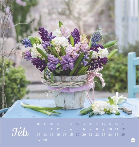 Blumengr E Postkartenkalender Kleiner Kalender Mit