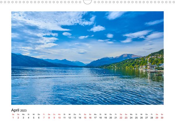 Rund Um Den Milst Tter See Wandkalender Din A Quer