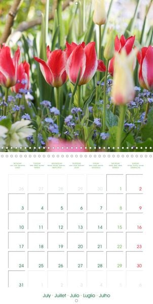 Charming Tulips Wall Calendar Mm Square Kalender