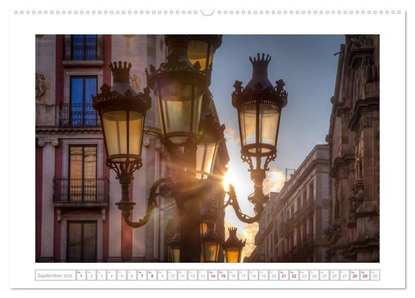 Barcelona Hauptstadt Kataloniens Hochwertiger Premium Wandkalender