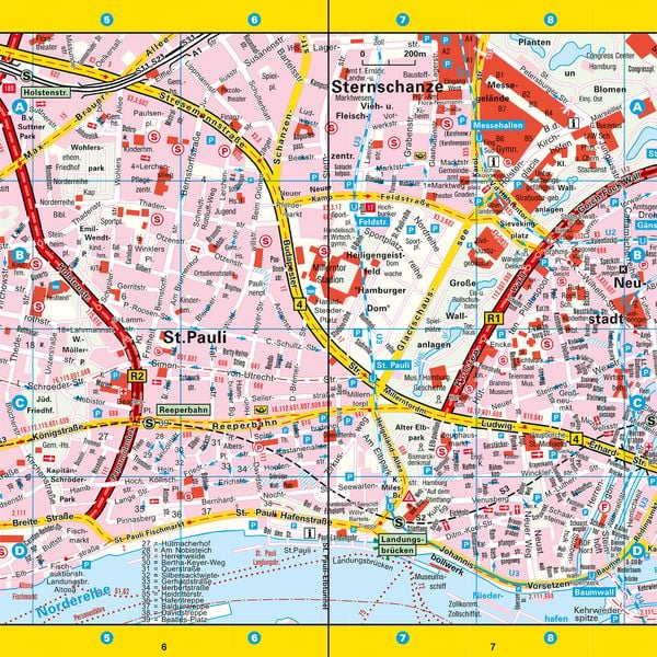 Falk Stadtplan Extra Hamburg Von Buch