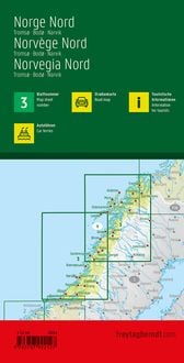 Norwegen Nord Straßenkarte 1 400 000 freytag berndt von Buch