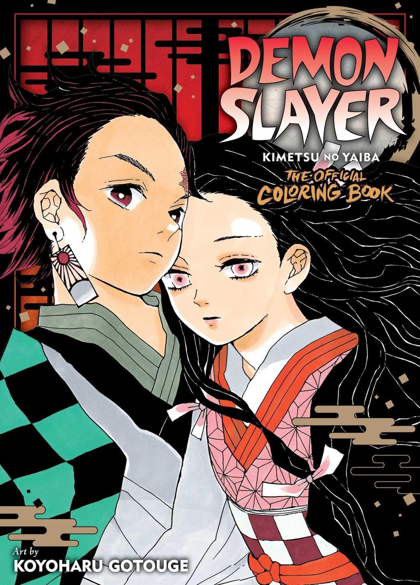 Demon Slayer Kimetsu No Yaiba The Official Coloring Book Von Koyoharu