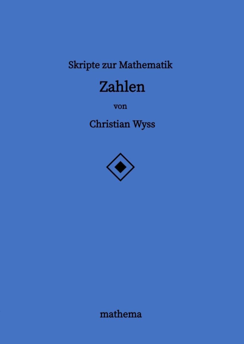 Skripte Zur Mathematik Zahlen Online Kaufen