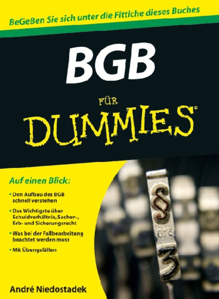 BGB für Dummies online kaufen