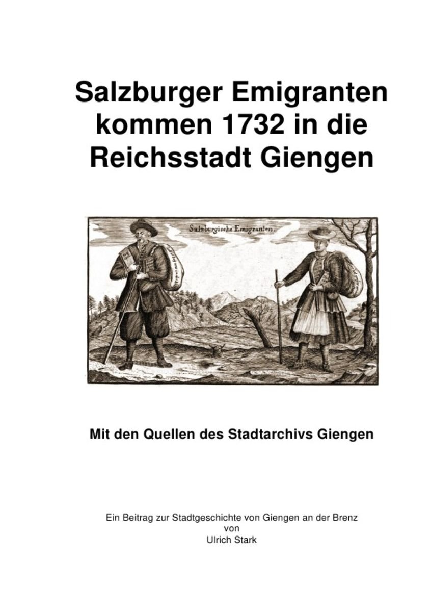 Beitr Ge Zur Stadtgeschichte Von Giengen An Der Brenz Salzburger