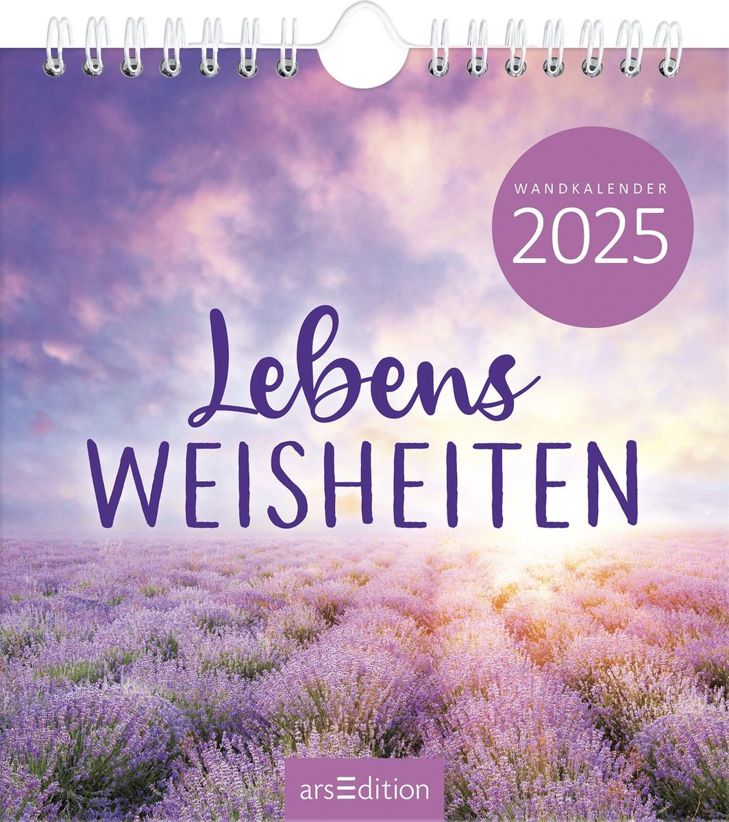 Wandkalender Lebensweisheiten 2025 Wandkalender Thalia