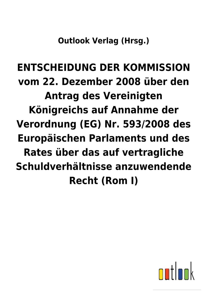 Entscheidung Der Kommission Vom Dezember Ber Den Antrag Des