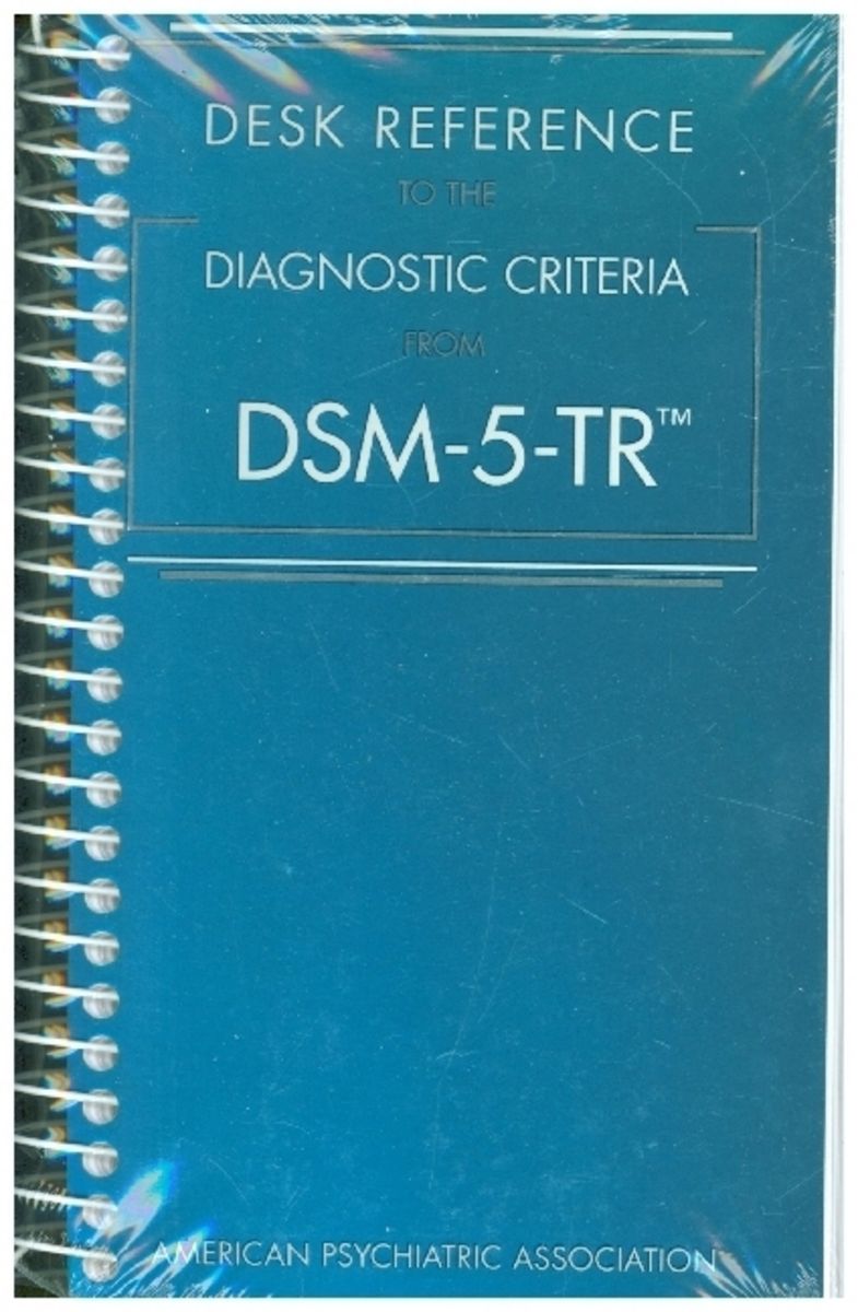 Desk Reference To The Diagnostic Criteria From Dsm Tr R Von