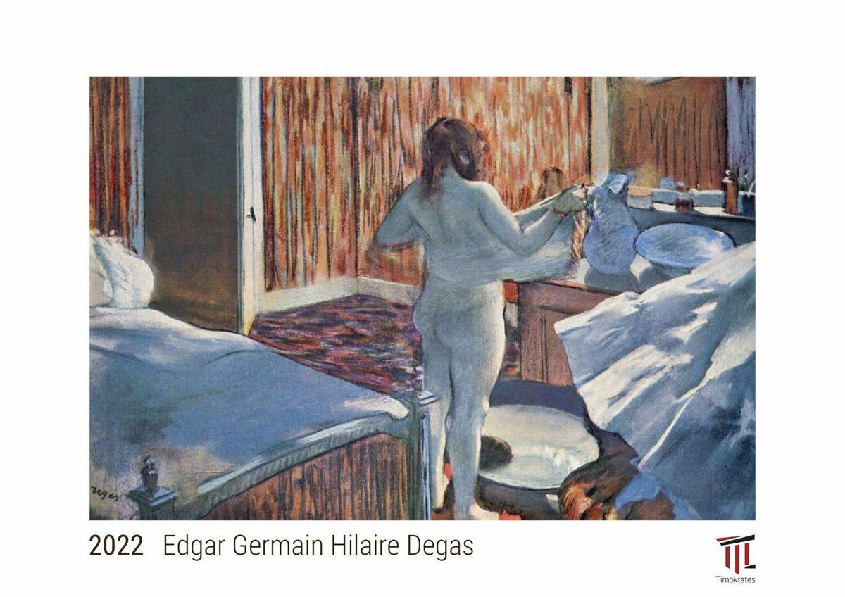 Edgar Germain Hilaire Degas White Edition Timokrates Kalender