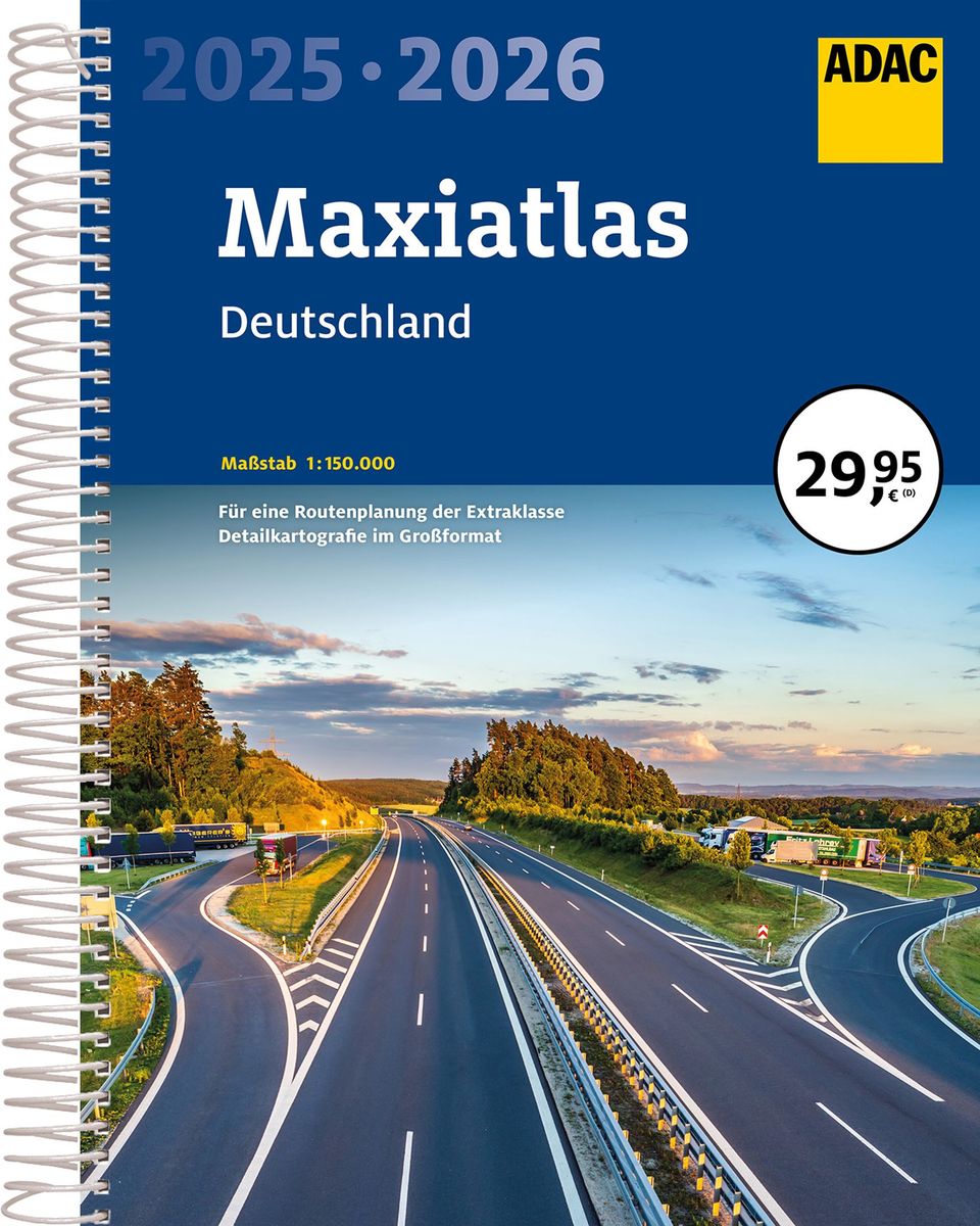 ADAC Maxiatlas 2025 2026 Deutschland 1 150 000 Online Kaufen Thalia