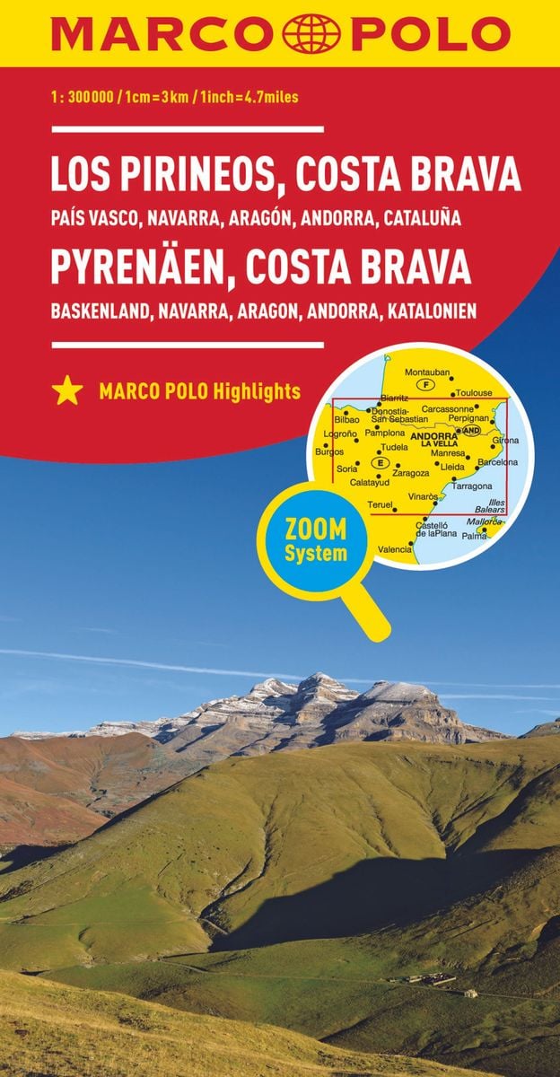 Marco Polo Regionalkarte Pyren En Costa Brava Von Marco