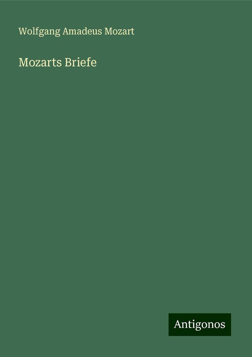 Mozarts Briefe Online Kaufen