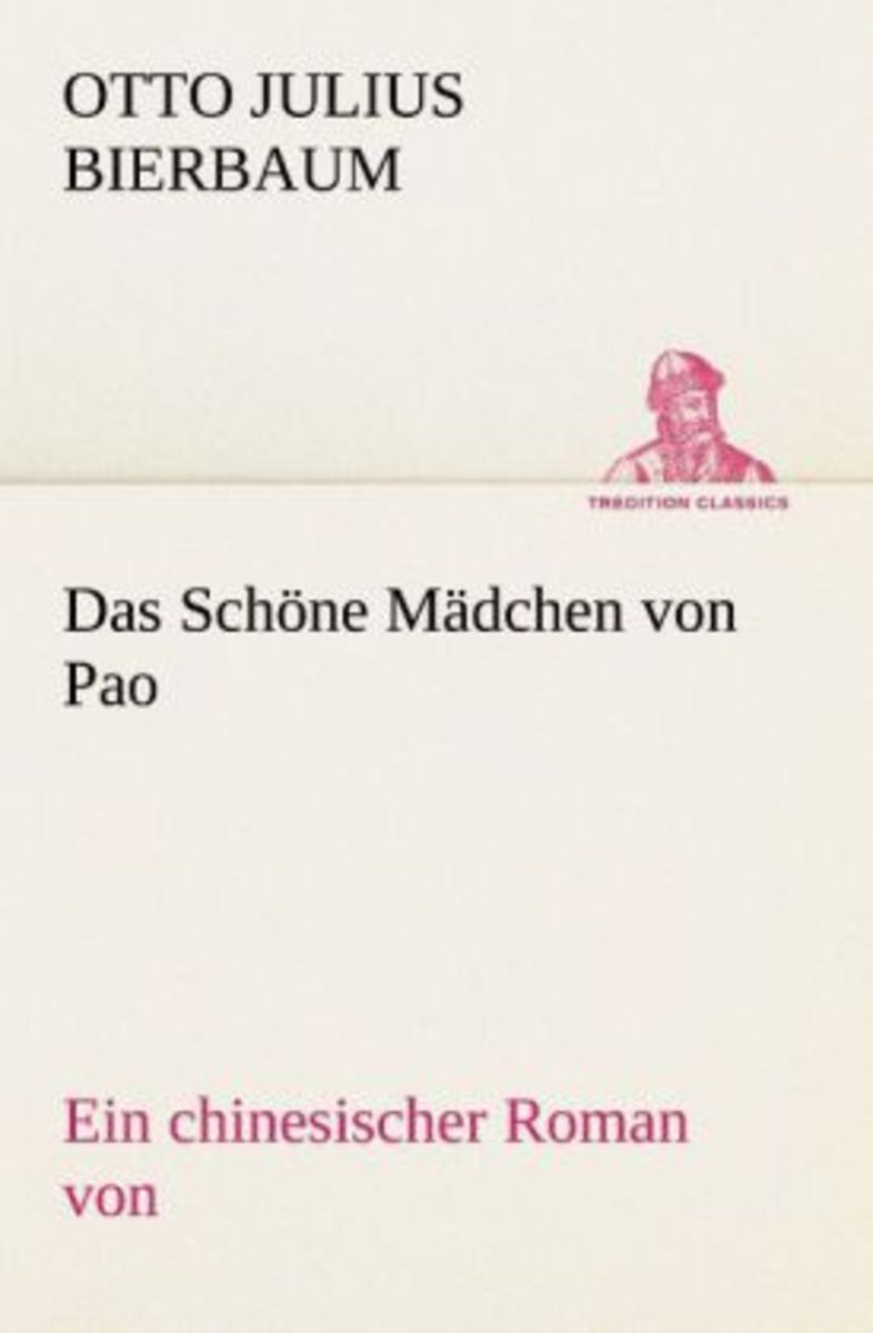 Das Sch Ne M Dchen Von Pao Von Otto Julius Bierbaum Buch