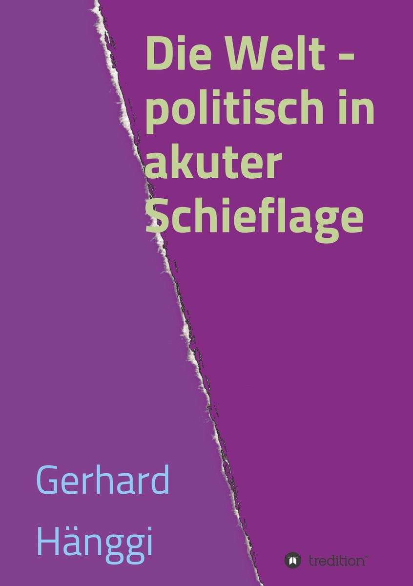 Welt politisch in akuter Schieflage von Gerhard Hänggi Buch