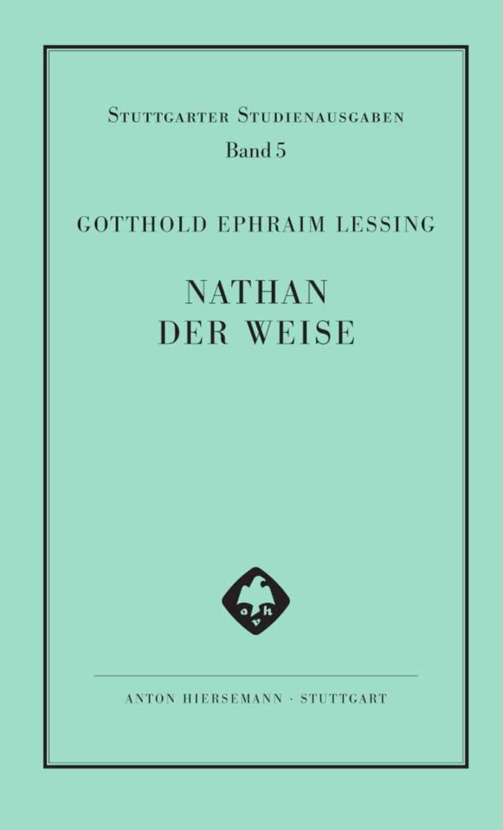 Nathan Der Weise Von Gotthold Ephraim Lessing Buch