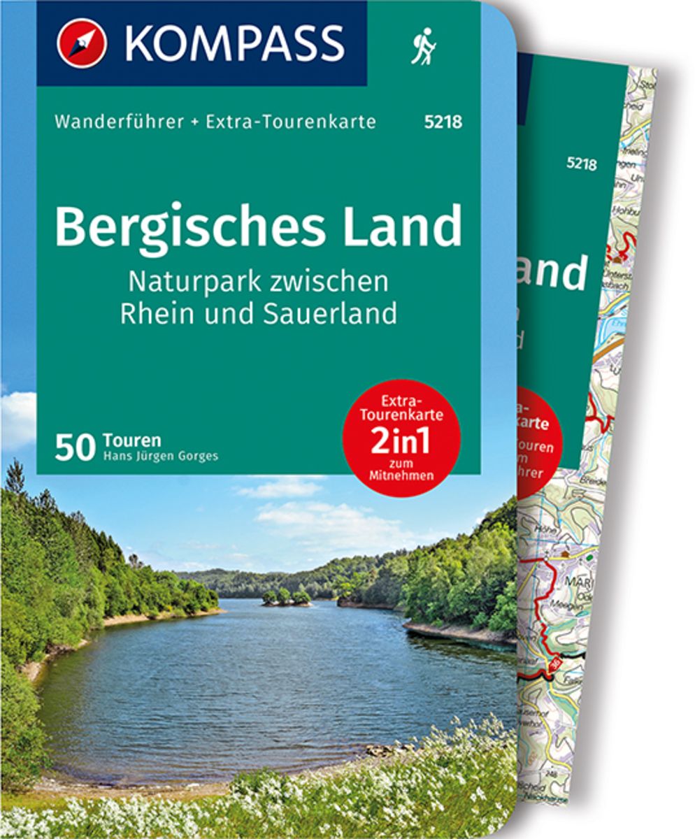 KOMPASS Wanderführer Bergisches Land Naturpark zwischen Rhein und