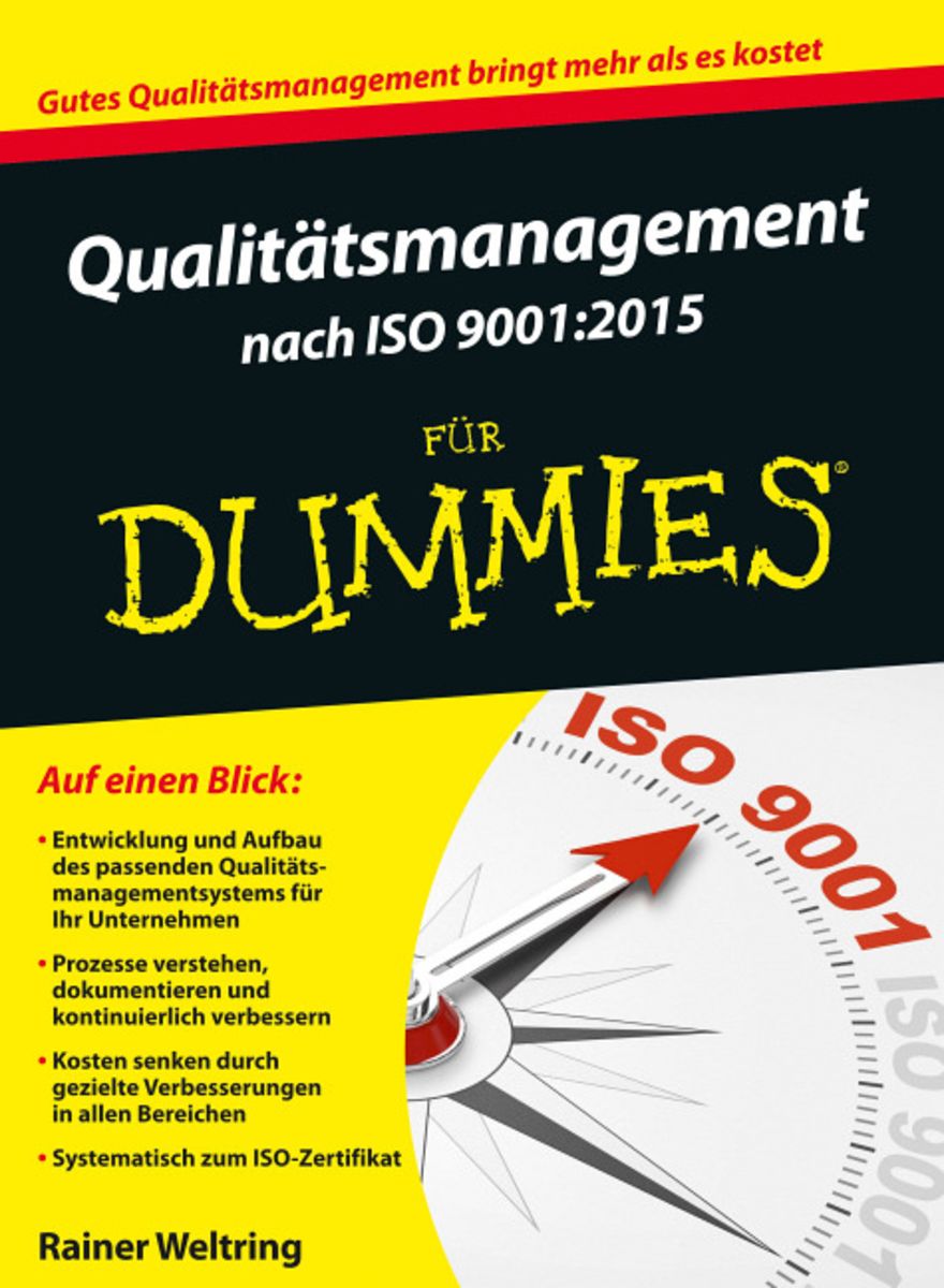 Qualit Tsmanagement Nach Iso F R Dummies Online Kaufen