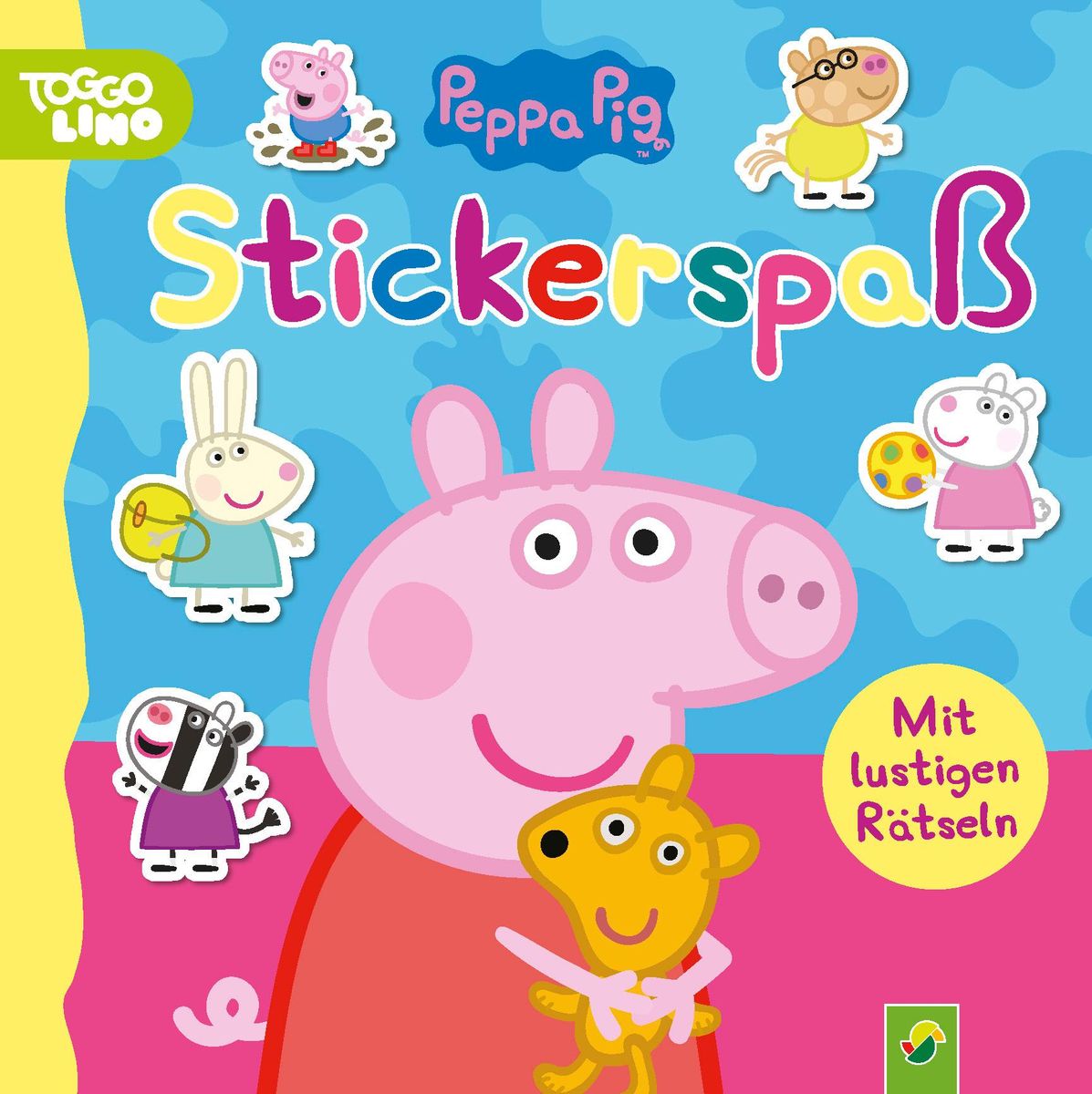 Peppa Pig Stickerspa Kunterbunte Kreative Seiten Zum Stickern