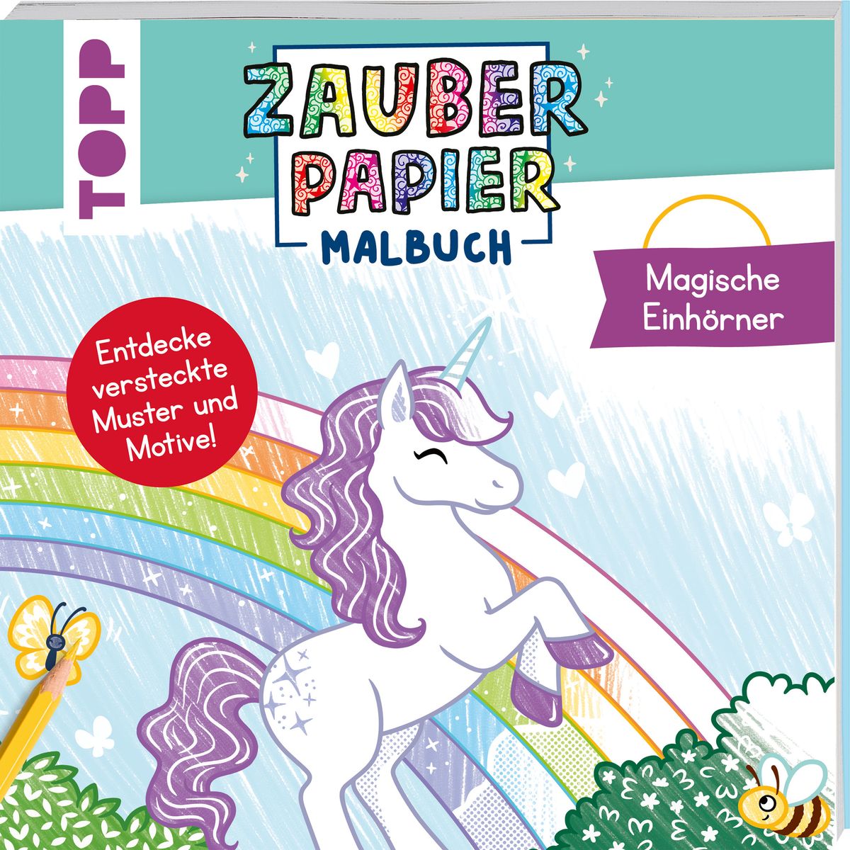 Zauberpapier Malbuch Magische Einh Rner Von Natascha Pitz Buch