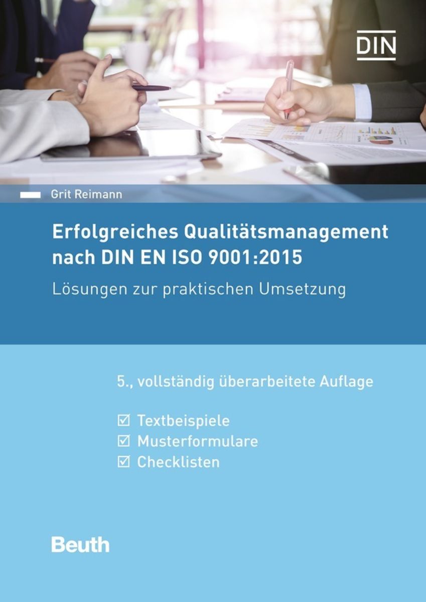 Erfolgreiches Qualit Tsmanagement Nach Din En Iso Von Grit