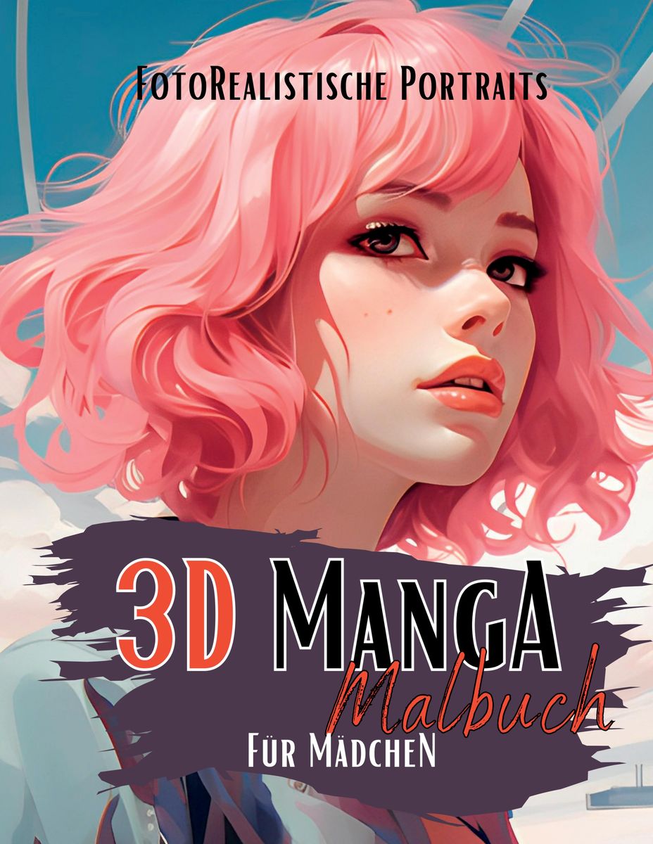 Manga Malbuch für Mädchen von Lucys Manga Malbücher Buch 978