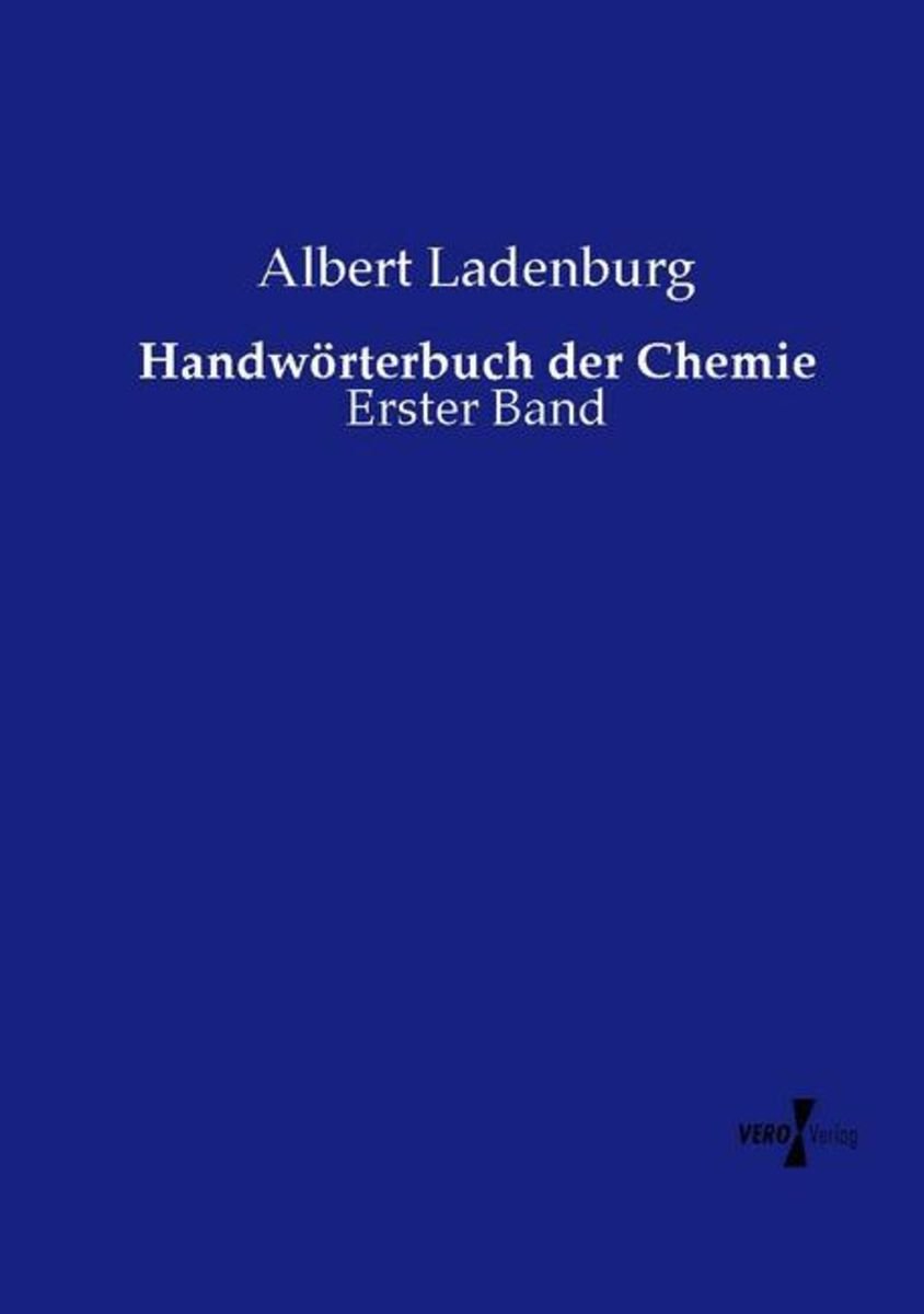 Handw Rterbuch Der Chemie Online Kaufen