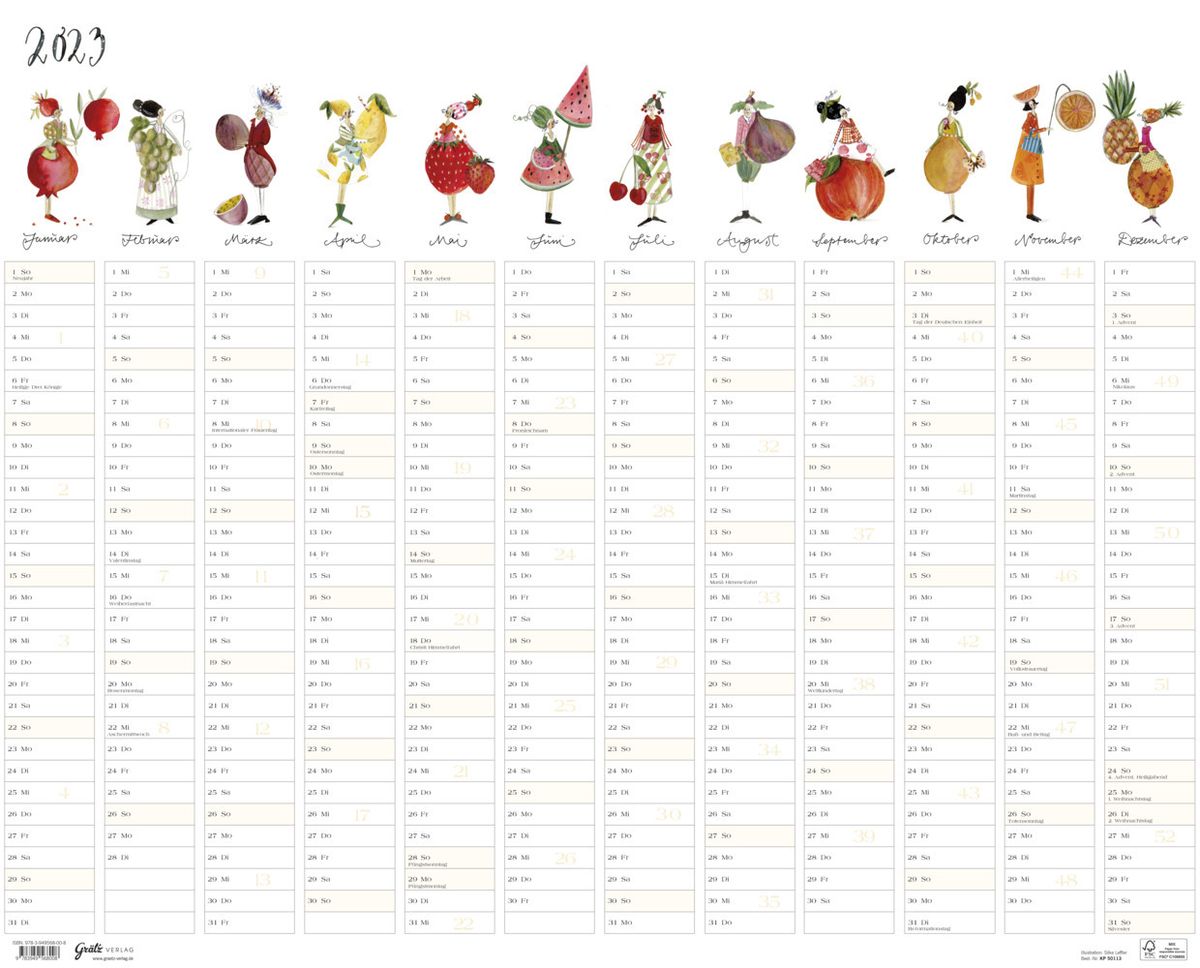 Jahresplaner Von Silke Leffler Kalender Thalia