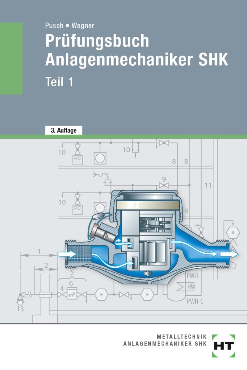 Prüfungsbuch Anlagenmechaniker SHK Technik Elektronik Schulbuch