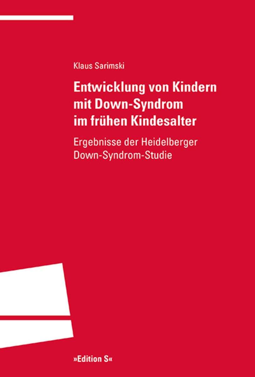 Entwicklung Von Kindern Mit Down Syndrom Im Fr Hen Kindesalter Online