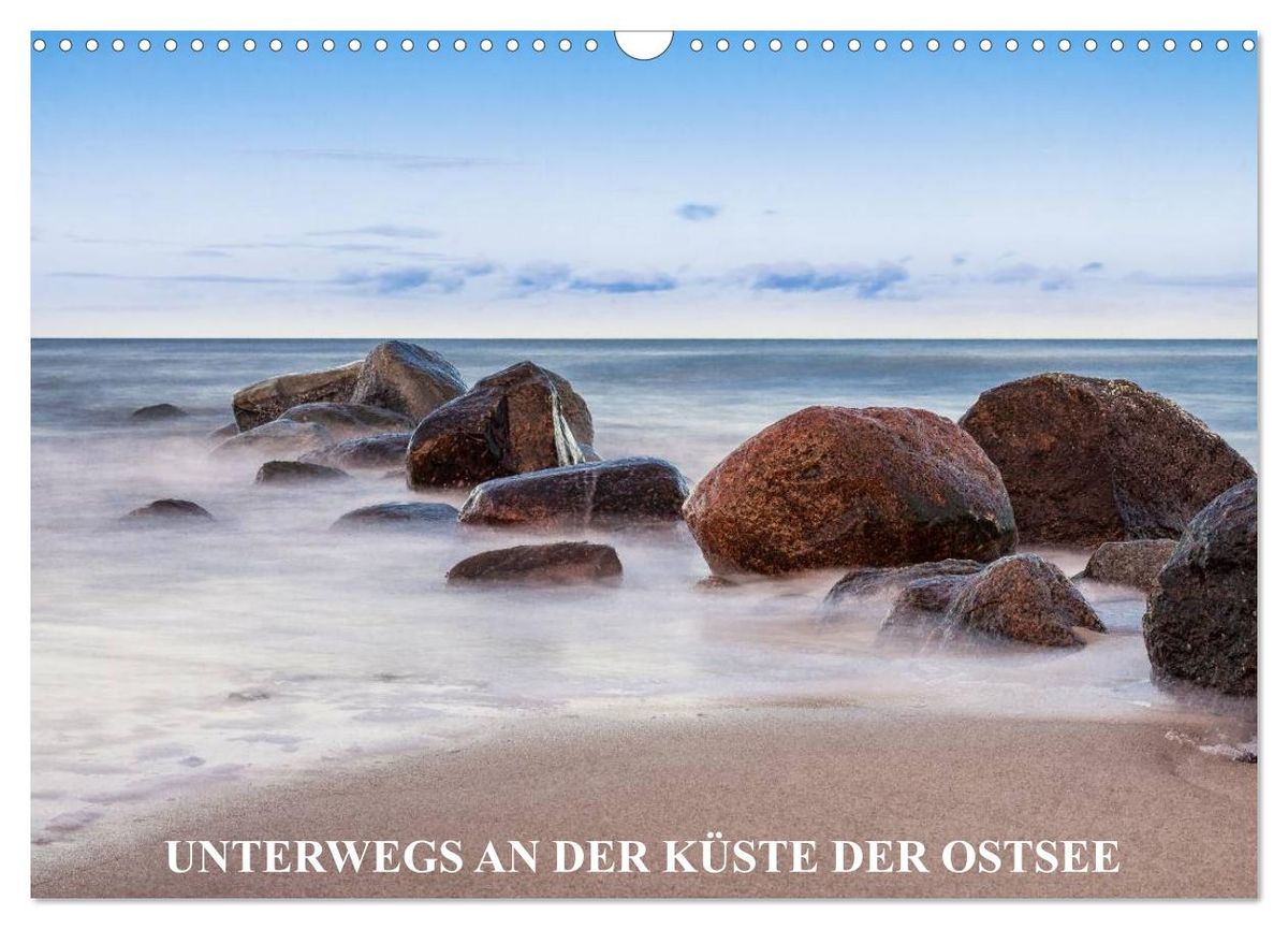 Unterwegs an der Küste der Ostsee Wandkalender 2025 DIN A3 quer