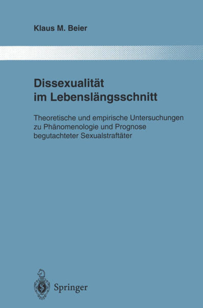 Dissexualit T Im Lebensl Ngsschnitt Von Klaus M Beier Buch