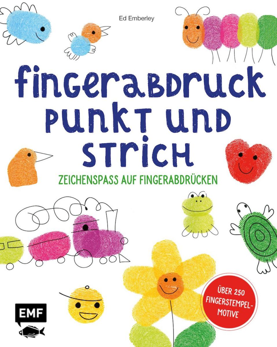 Fingerabdruck Punkt Und Strich Zeichenspa Auf Fingerabdr Cken Von