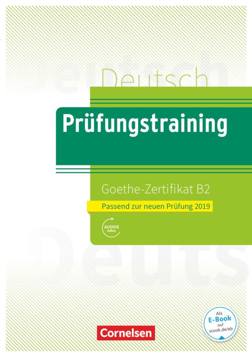 Pr Fungstraining Daf B Goethe Zertifikat Neubearbeitung Deutsch