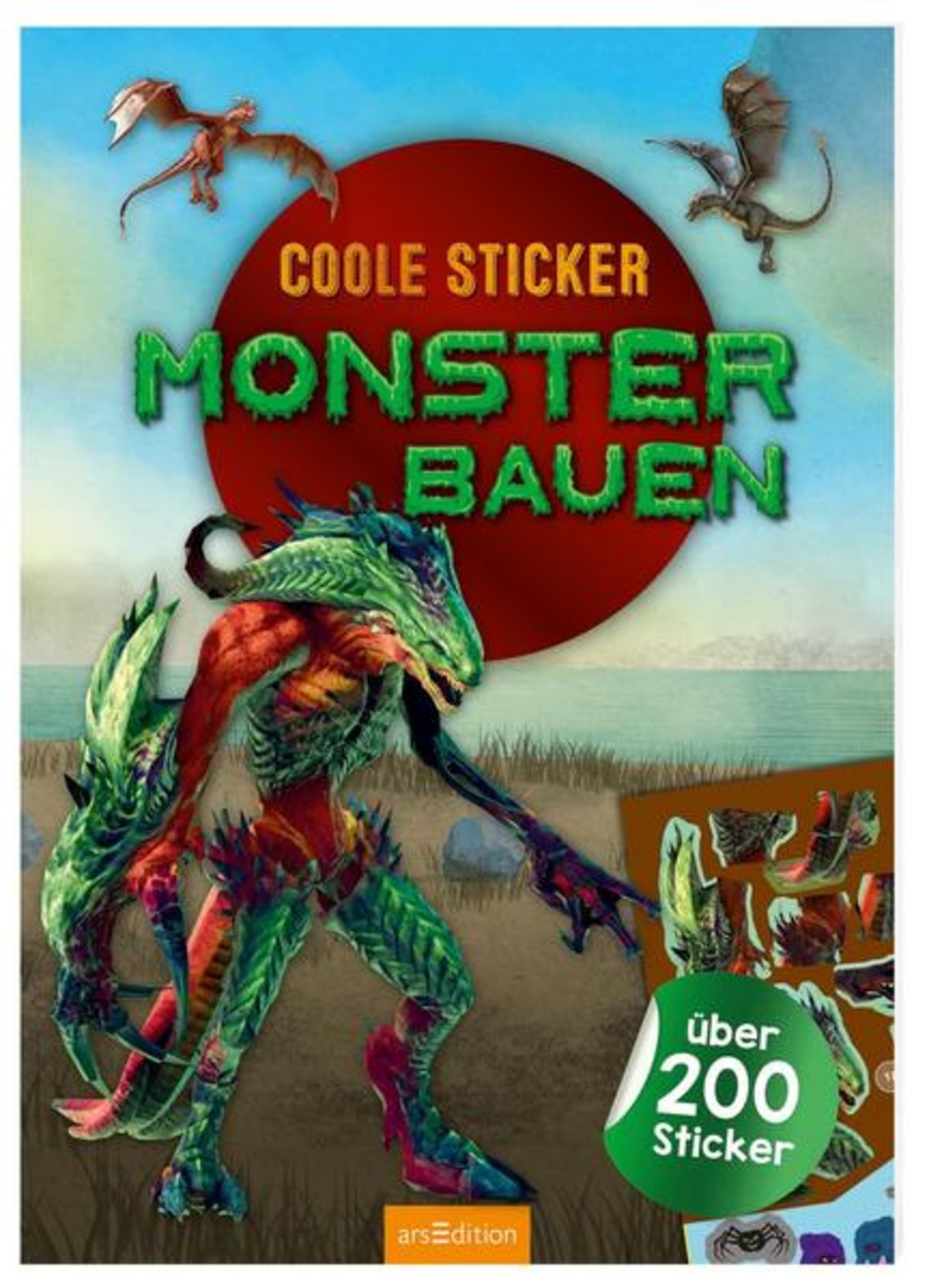 Coole Sticker – Monster bauen' von '' - Buch - '978-3-8458-3604-1
