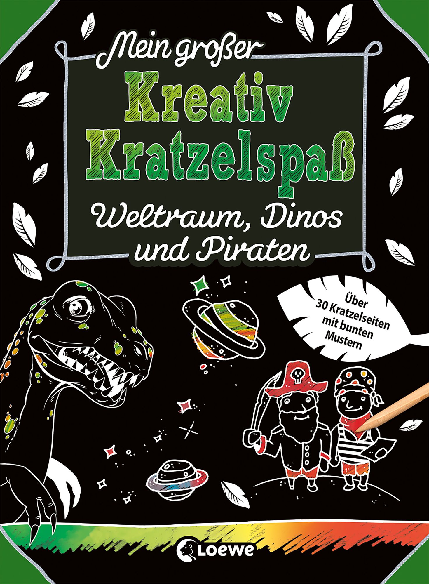 Mein großer Kreativ-Kratzelspaß: Weltraum, Dinos und Piraten' von '' - Buch  - '978-3-7432-1020-2