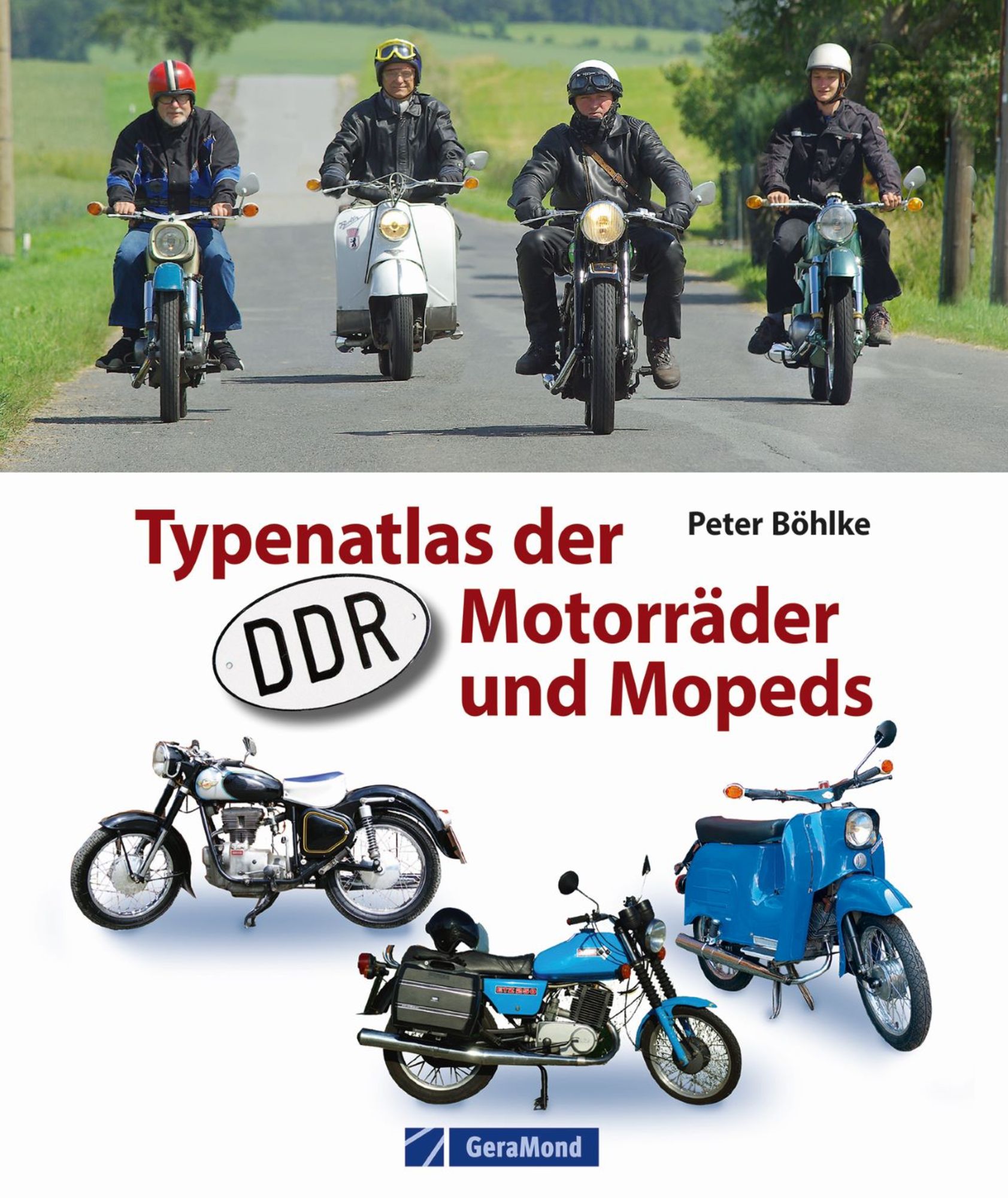 Länderaufkleber DDR Moped klein