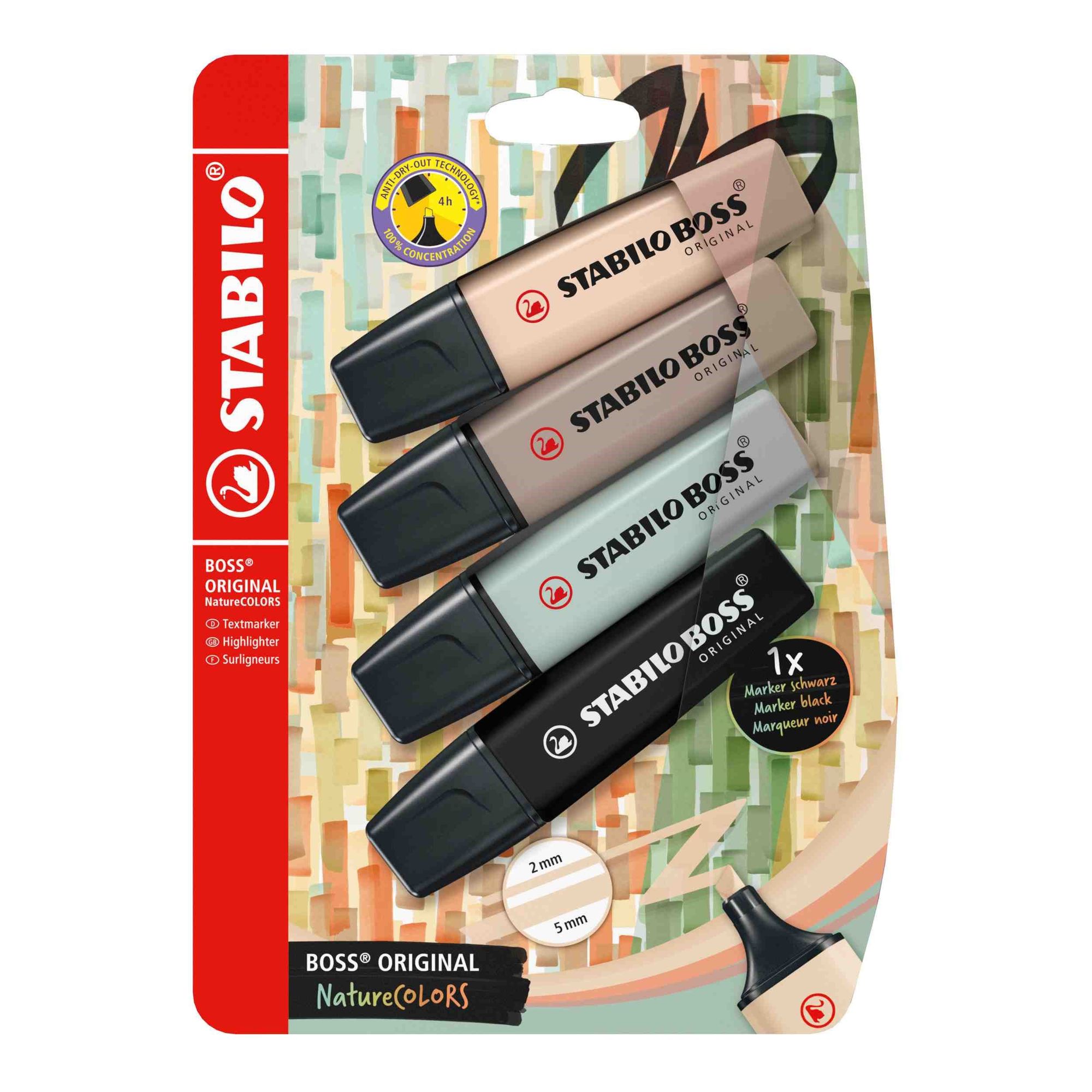 Textmarker STABILO BOSS ORIGINAL NatureCOLORS - warmgrau