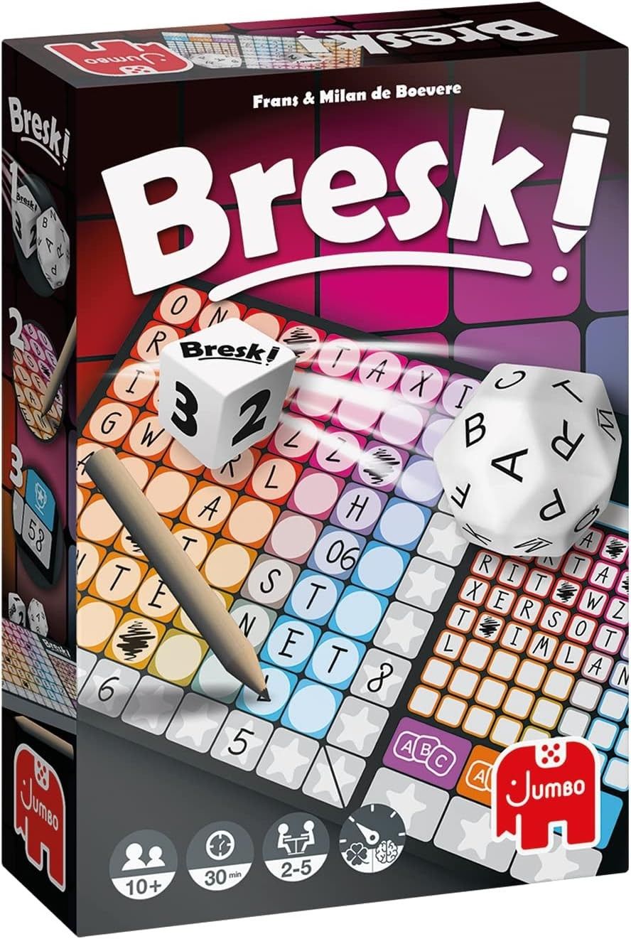 Jumbo Speedwagon Brettspiel – Gesellschaftsspiel Ab 8 Jahre, Für 2-4 Spieler, Achterbahn-Bau