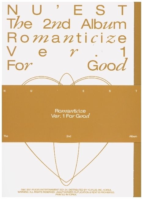 NU'EST Romanticize VER.4 AFTER GLOW K-POP CD + PHOTOCARD