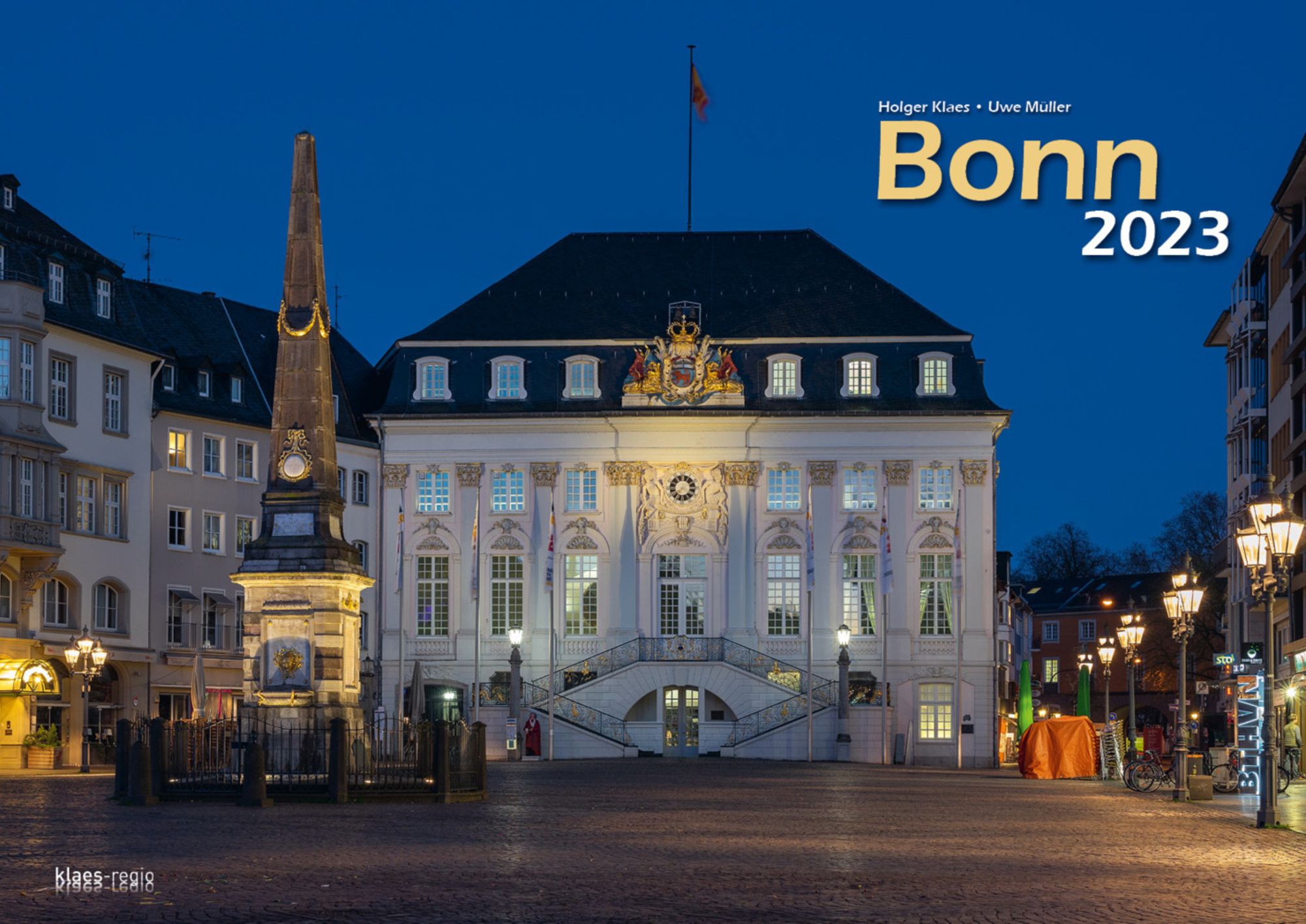 Bonn 2023 Bildkalender A3 quer, spiralgebunden . Kalender Orell Füssli