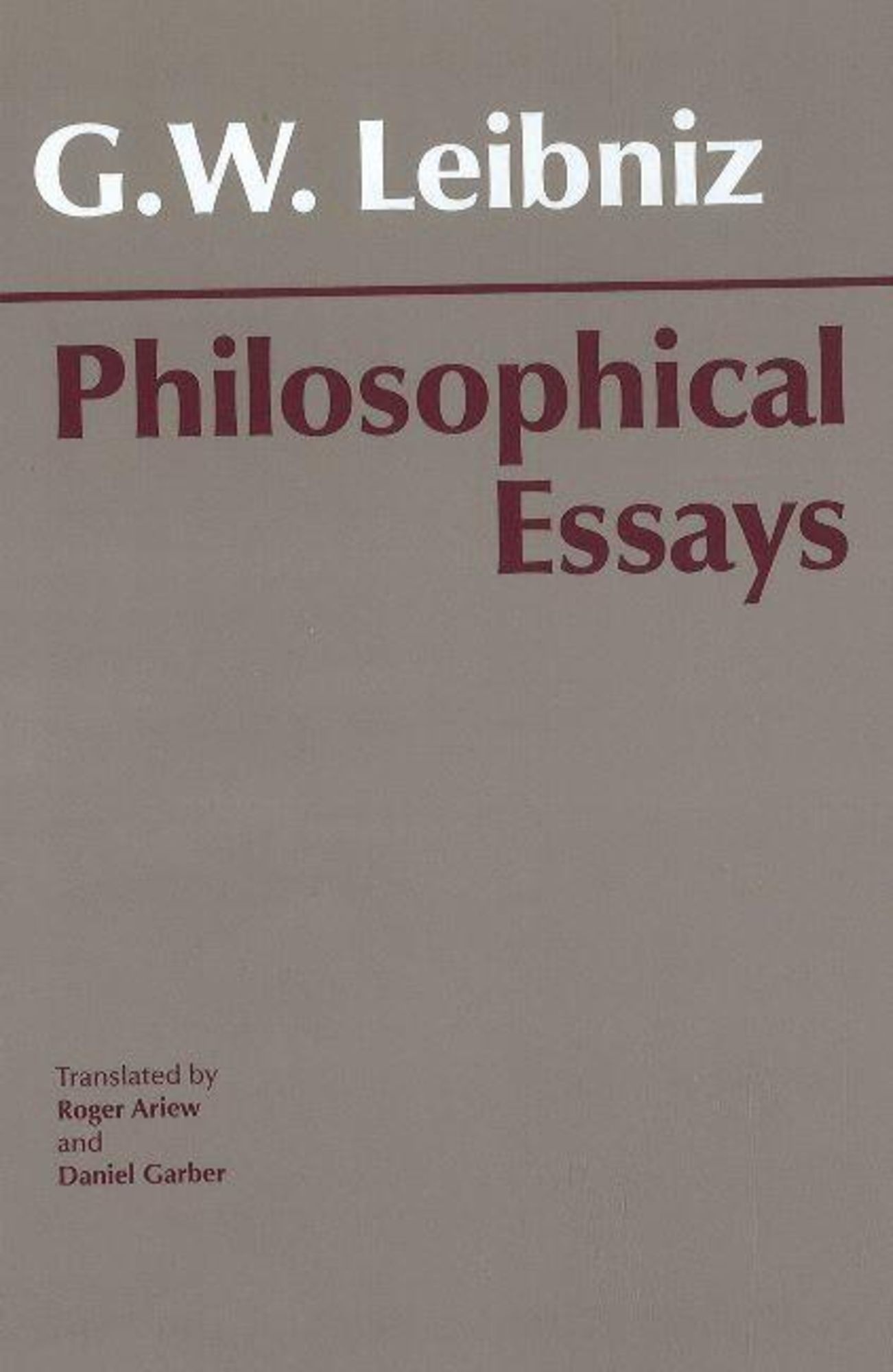 philosophical essays gottfried wilhelm leibniz