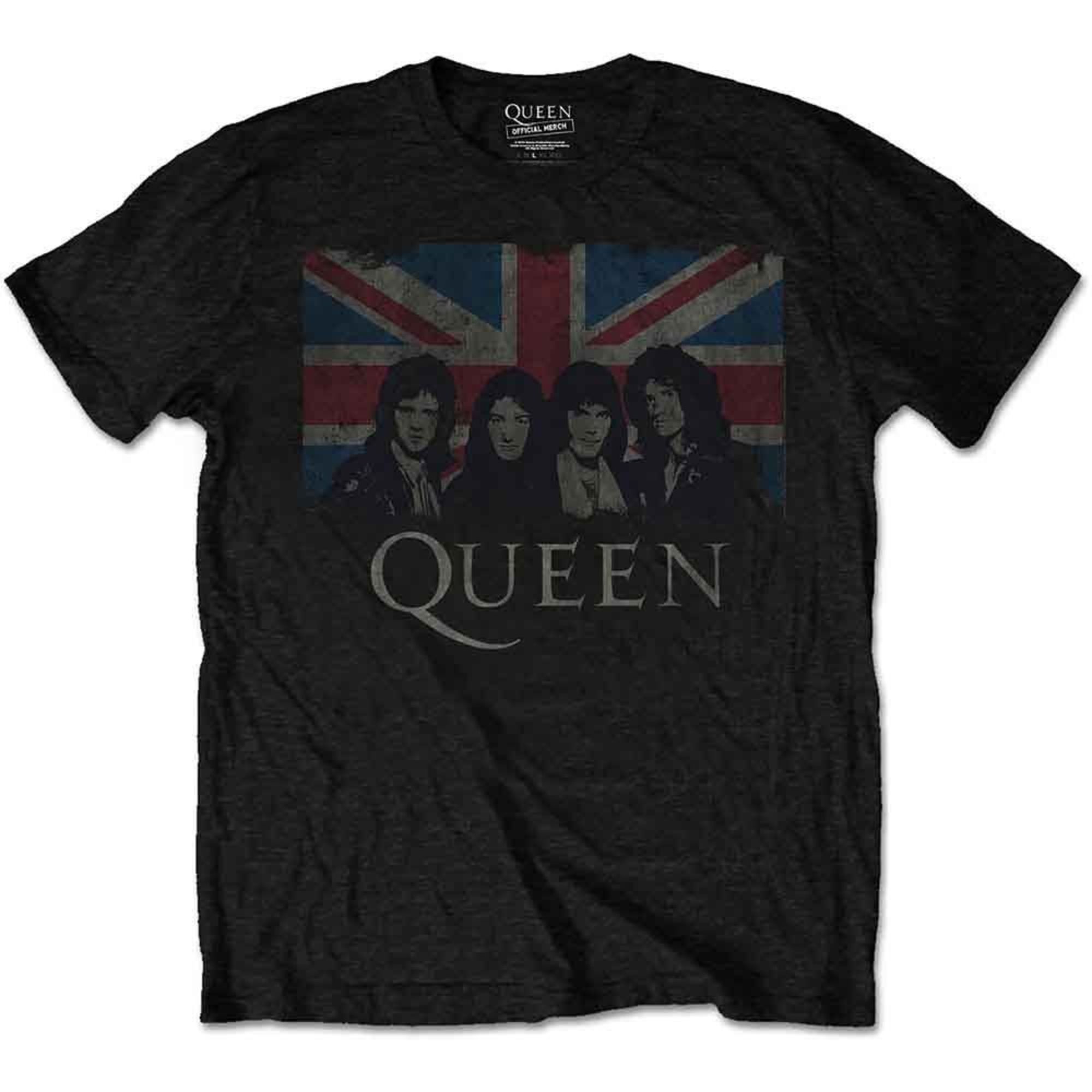 Queen T Shirt Vintage Union Jack