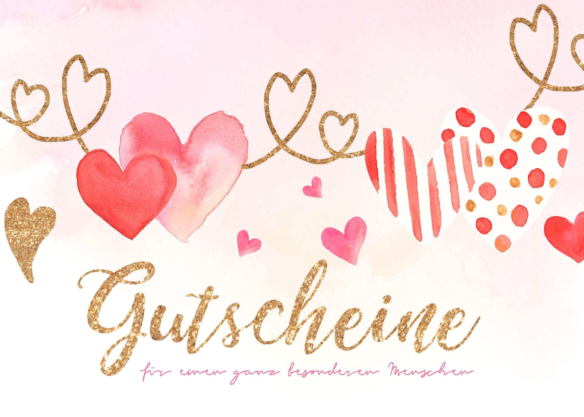 6 Personalisierbare Rubbel-Gutscheine Zum Selbstausfüllen – Inkl. Goldener Umschlag