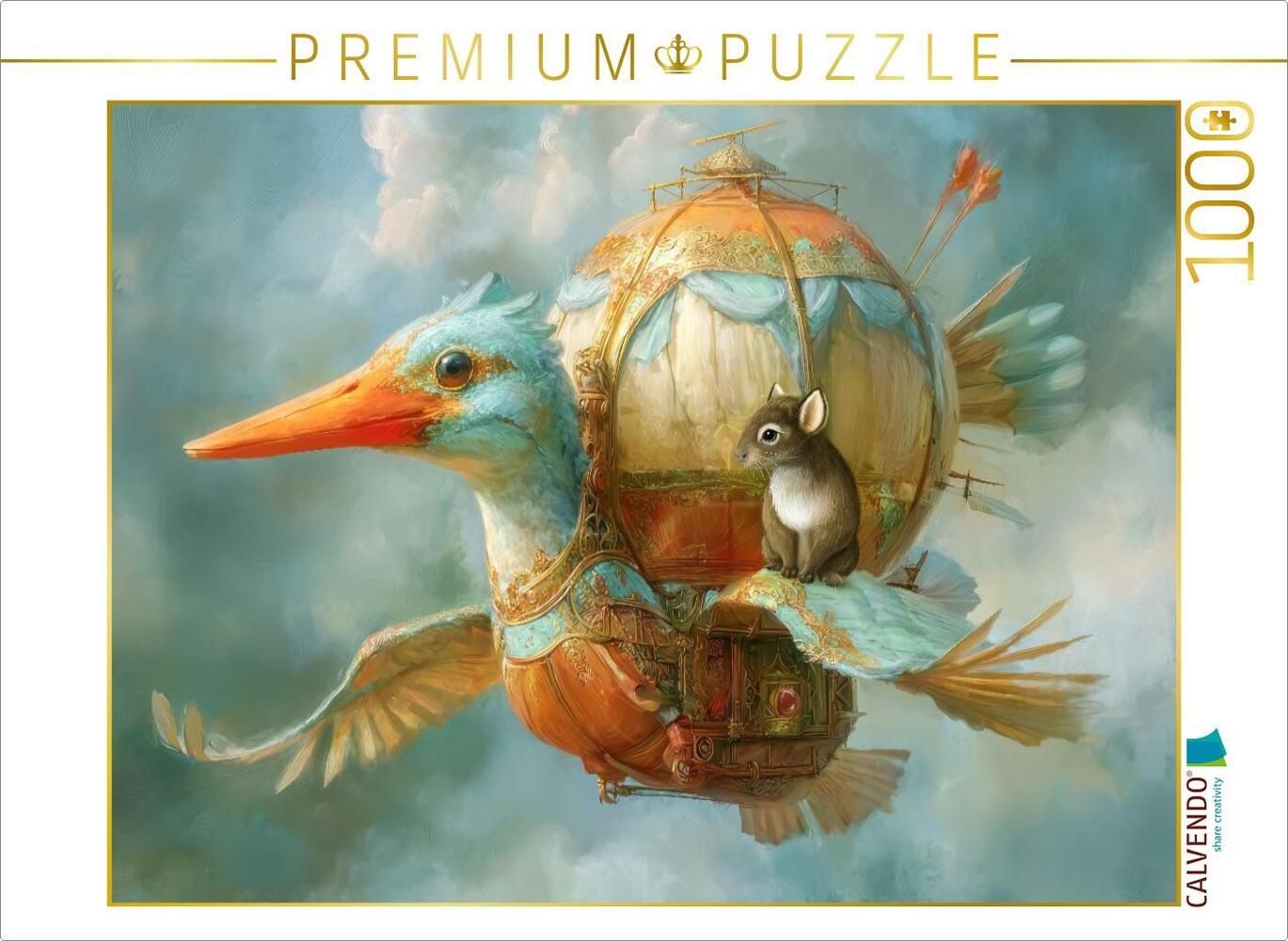 Puzzle Dettagliato Piumaggio CALVENDO Puzzle Sonnenaufgang über Der Elbe In Dresden 1000 Teile Lege Puzzle Collezione Uccelli